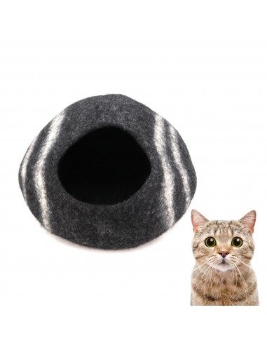 wool felt cat cave