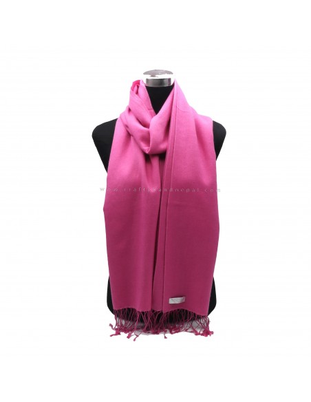 Bubblegum Pink Cashmere Scarf | Pure Pashmina