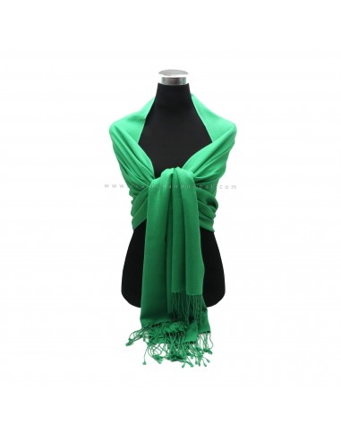 Free Shipping green shawl kashmere gift from Nepal, Handmade 70% pashmina 30% silk