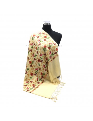 Free shipping Exclusive kashmere pashmina, floral hand woven shawl, shawl wrap