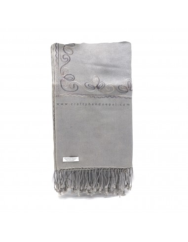 Worldwide free shipping Silver color embroidery cashmere shawl, kashmere shawl