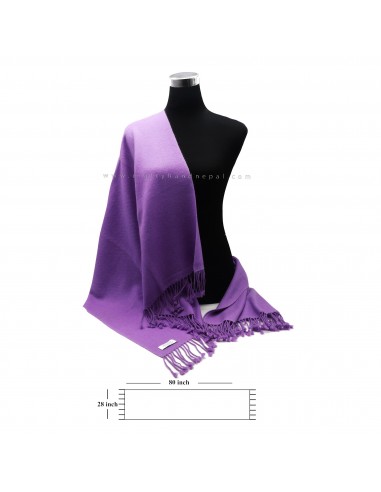 Free shipping violet color exclusive 100% thick cashmere pashmina