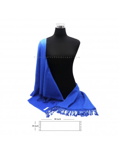 Free shipping royal blue color 100% cashmere pashmina, perfect gift for her