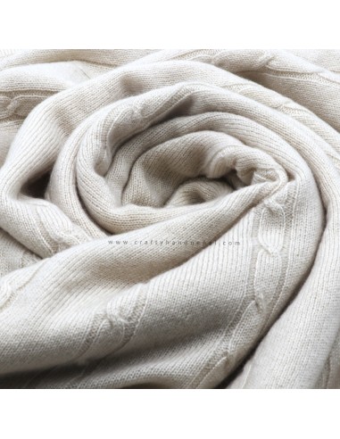 Beige Cashmere Blanket Exclusive 100% with personalized wholesale, luxury natural, knit handmade,thick Kashmere various blanket