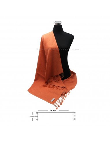 Worldwide free shipping warm ginger color 28x80 inches cashmere pashmina shawl