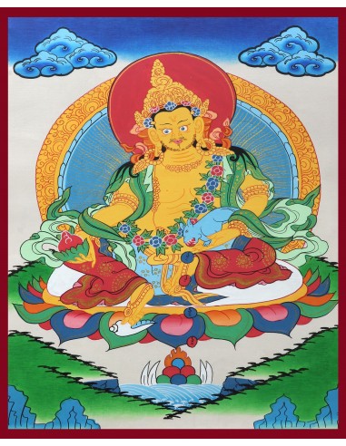 Guardian of Material Well-being, The Lord of Riches, The Patron of Abundance,Vaisravana, Jambhala or Dzambhala, Teaching guru