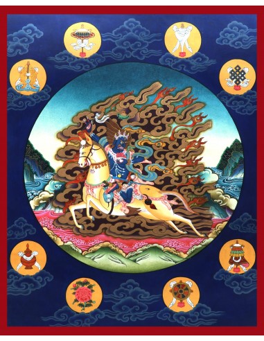 Palden Lhamo, Shri Devi, Remati, Dudsolma, Mahakali, Yum Chenmo, Tseringma, Kali, Tara, Drolma, Protection from obstacles