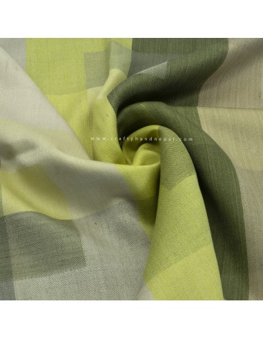 Unisex Modern design check yellow and green pure silk design Exclusive 100% cashmere pashmina,22x70 inches,warm Silk Enchantment