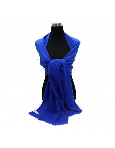 Worldwide free shipping Royal blue Exclusive 100% pashmina Shawl