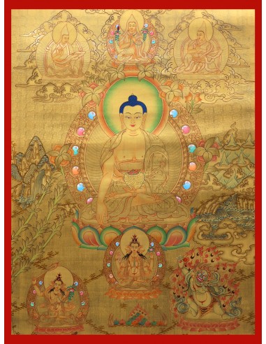 shakyamuni buddha, Gautam Buddha, bhumi buddha, rig sum gonpo, three divine brothers, wisdom, compassion, and power, boundless